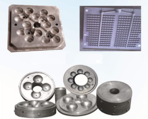 metal mold for producing chrome ball mill balls